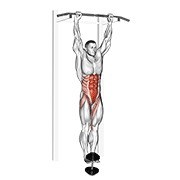 Weighted Hanging Leg-Hip Raise