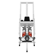 Sled 45° Leg Press (Back POV)