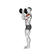 پرس اسکات با دمبل